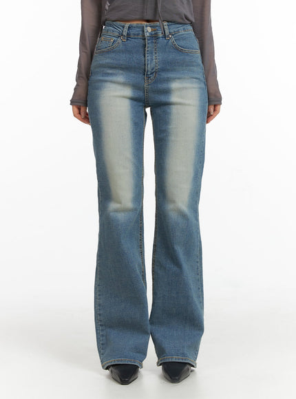 washed-slim-fit-denim-bootcut-jeans-cj426