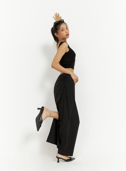 shirred-solid-maxi-skirt-iu412