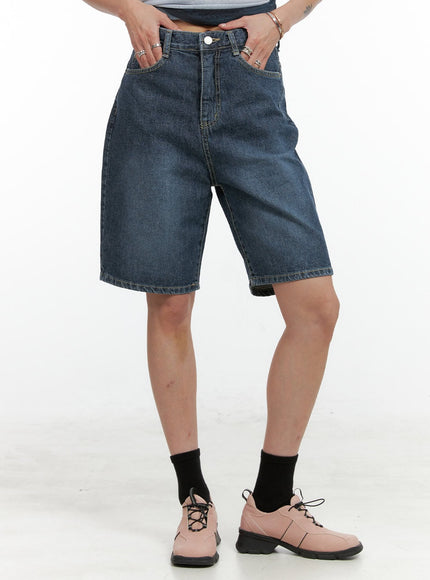 slim-fit-bermuda-jorts-cl405 / Blue