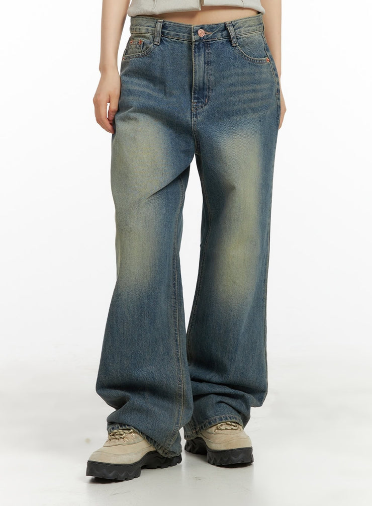 breezy-wide-fit-baggy-jeans-cy414 / Blue