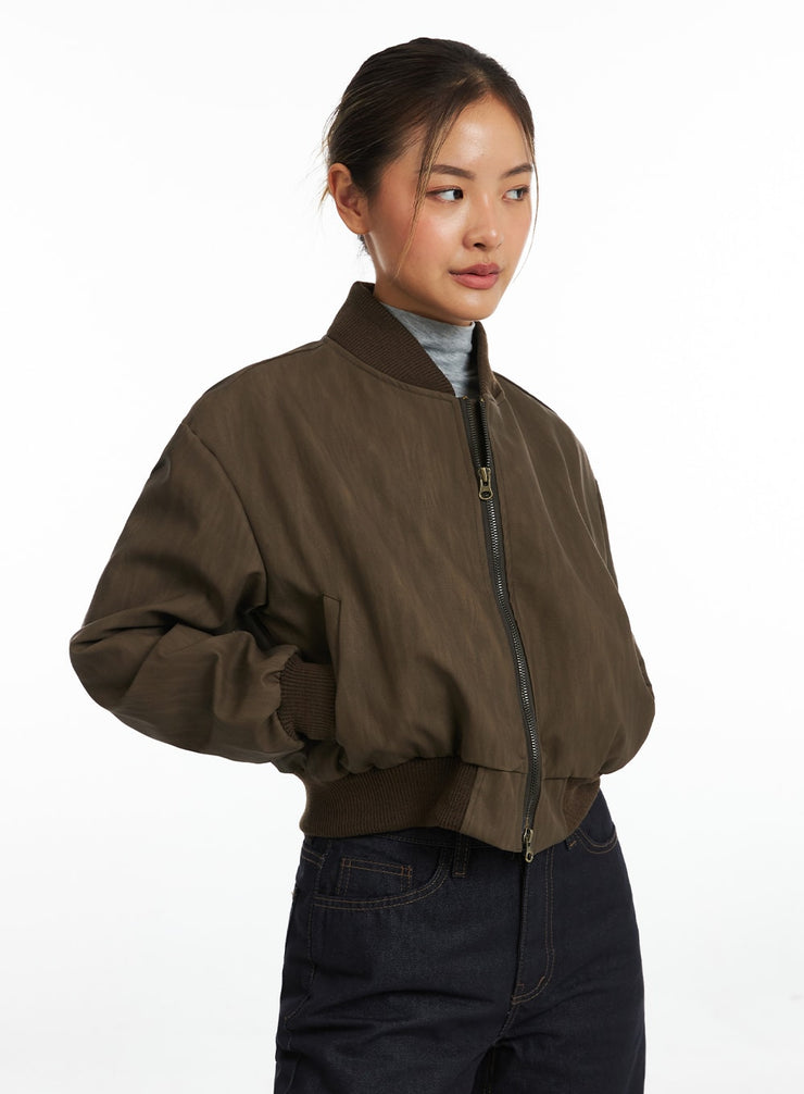 urban-bomber-jacket-co318 / Dark brown