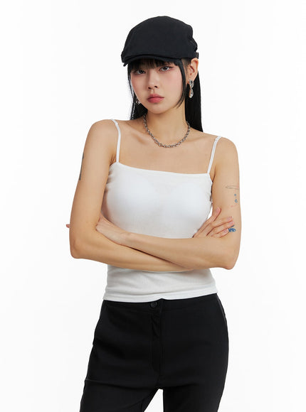 adjustable-strap-basic-cami-if402 / White