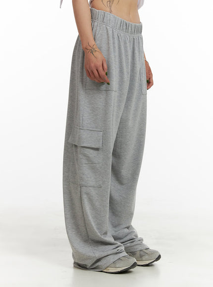 cargo-baggy-sweatpants-cy430 / Gray