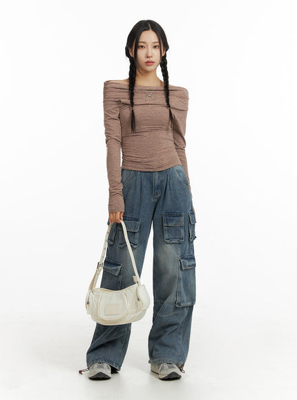 high-waist-pocket-cargo-straight-leg-jeans-cf416