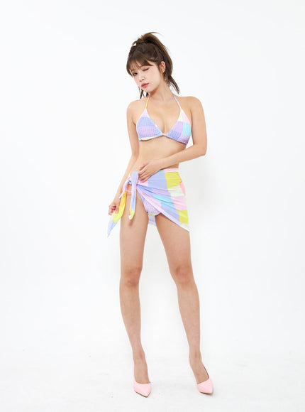 pastel-color-bikini-with-sarong-iu302