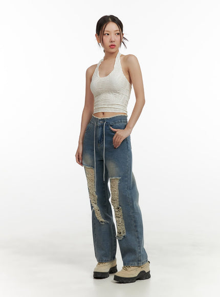 distressed-string-denim-jeans-ou404