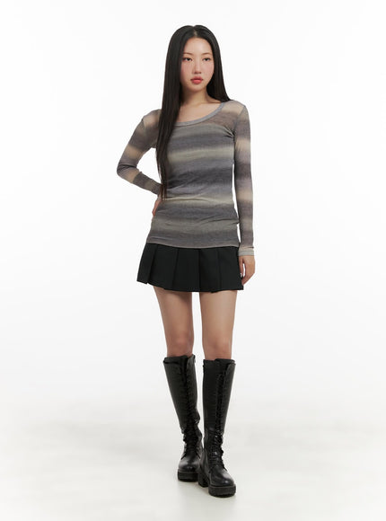 sheer-gradient-stripe-long-sleeve-cy403