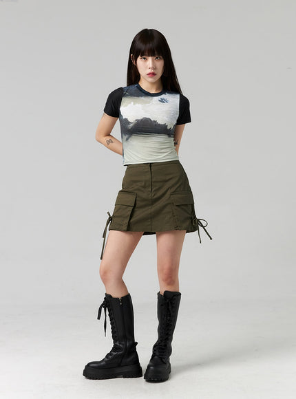 a-line-cargo-mini-skirt-cl321