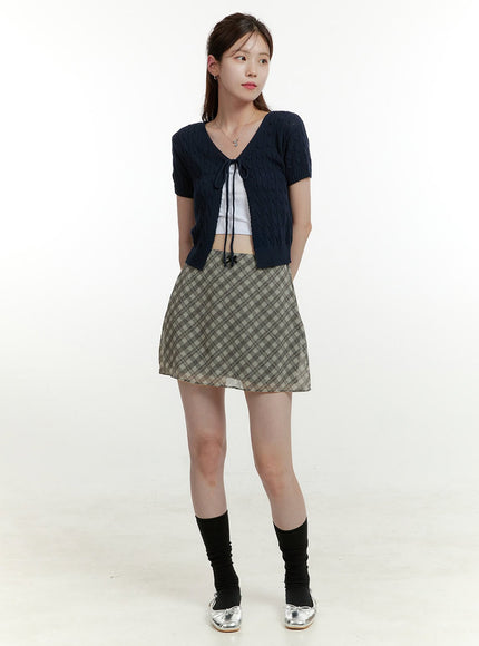 ribbon-check-mini-skirt-ou427