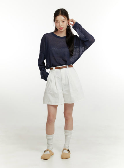 pintuck-linen-loose-fit-shorts-ou419