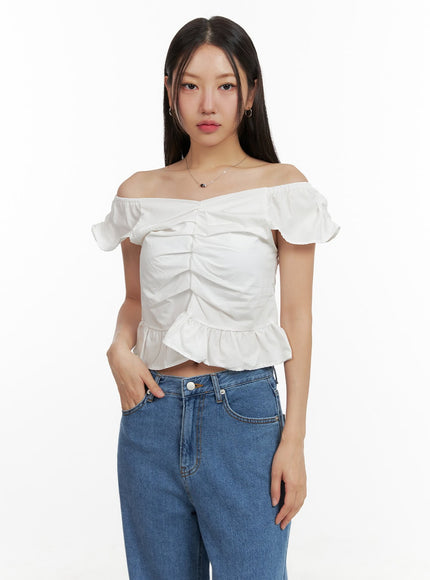 ruffle-off-shoulder-crop-blouse-ou407