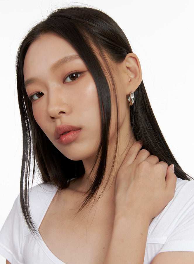 Two Line Ling Earrings IL404