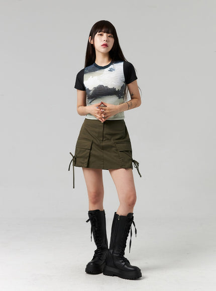 a-line-cargo-mini-skirt-cl321