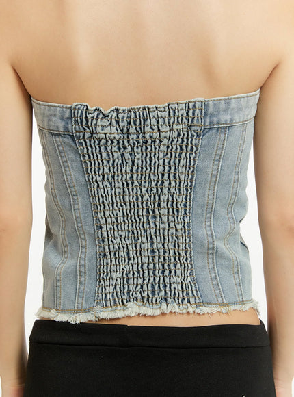 denim-button-up-tube-top-cu428