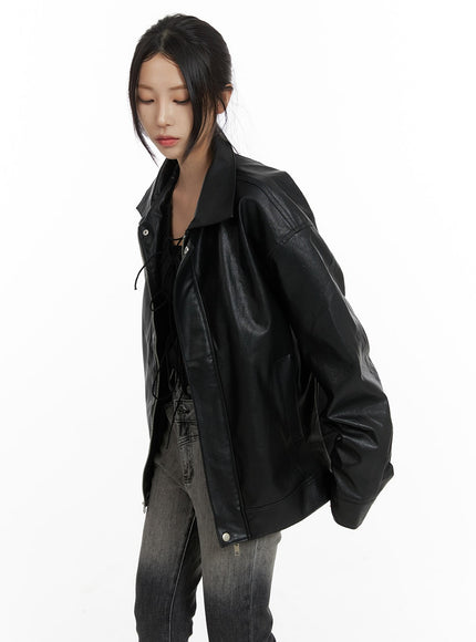 faux-leather-zip-up-jacket-unisex-cf428