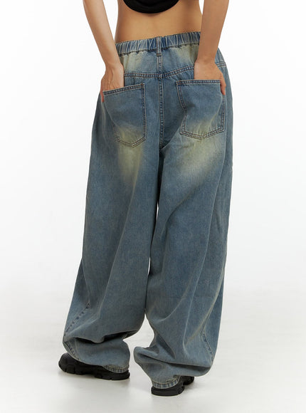 banded-washed-cotton-jeans-il409