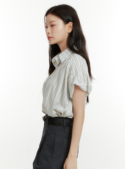 stripe-collar-buttoned-shirt-ou418