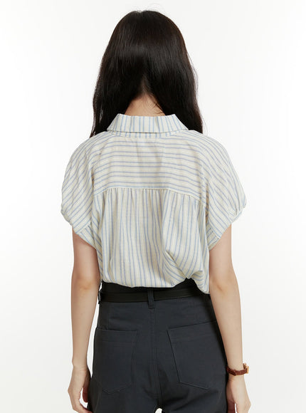 stripe-collar-buttoned-shirt-ou418