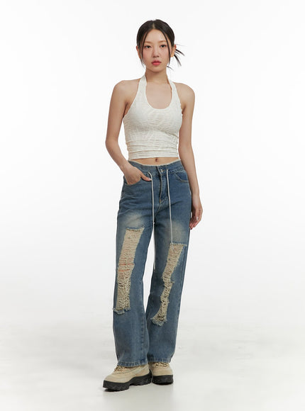 distressed-string-denim-jeans-ou404