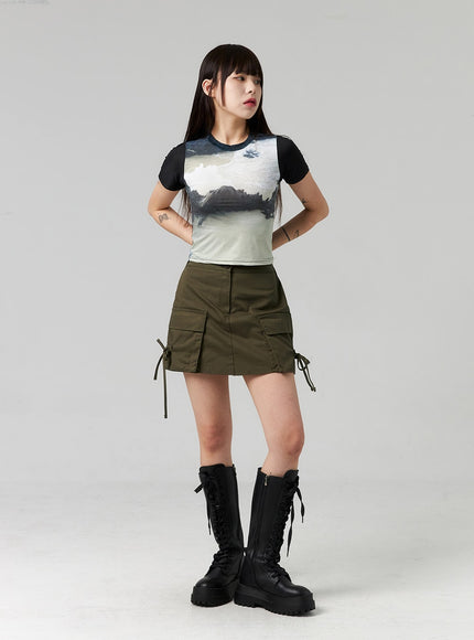 a-line-cargo-mini-skirt-cl321