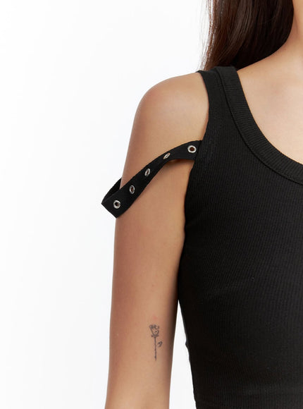 eyelet-strap-crop-tank-top-cl404