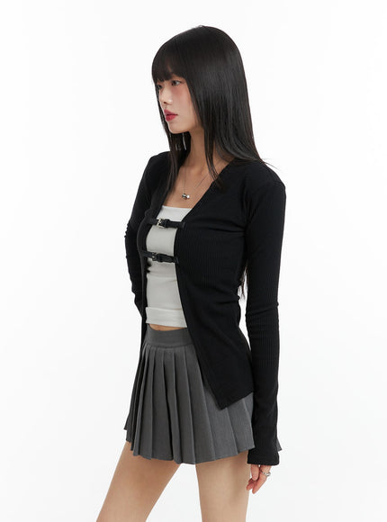 collarless-buckle-cardigan-cf420