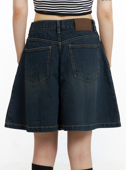 stitch-detail-denim-pleated-midi-skirt-cl403