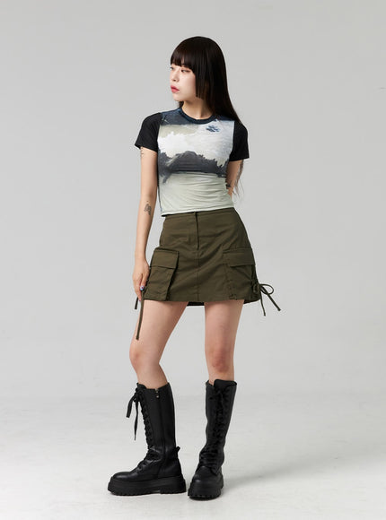 a-line-cargo-mini-skirt-cl321