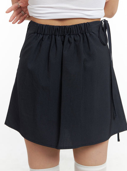 ribboned-stripe-unbalanced-mini-skirt-cl405