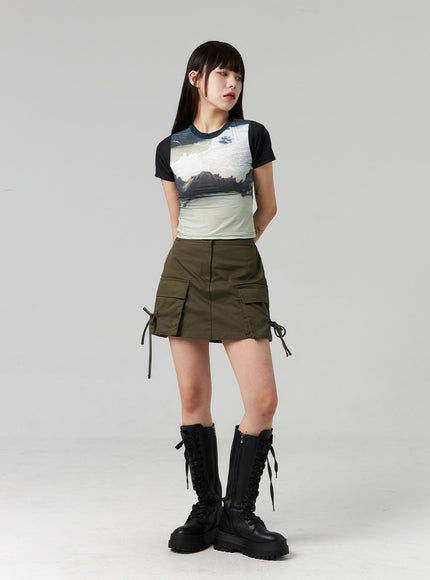 a-line-cargo-mini-skirt-cl321