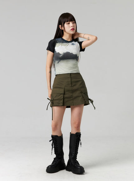 a-line-cargo-mini-skirt-cl321