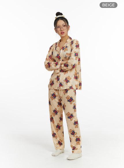 teddy-graphic-buttoned-pajama-set-if421