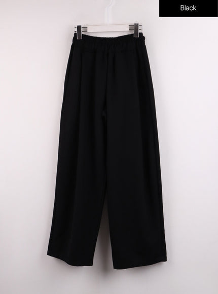 solid-elastic-waist-trousers-if402