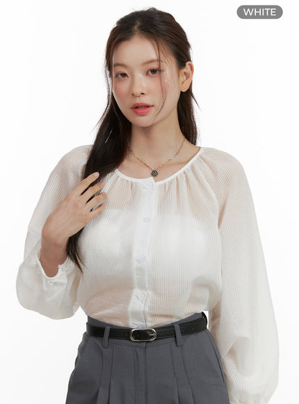 buttoned-summer-long-sleeve-blouse-ou411