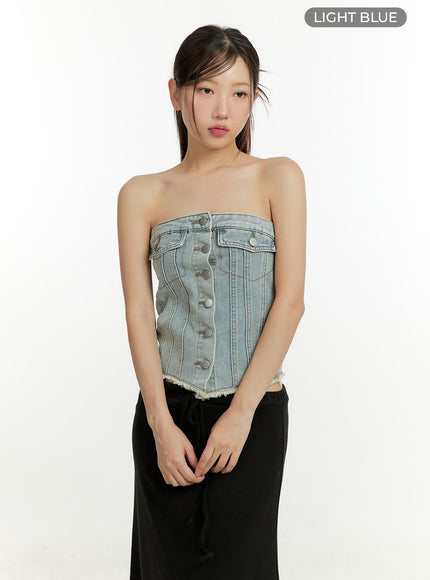 denim-button-up-tube-top-cu428