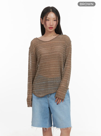 sheer-stripe-long-sleeve-top-cy420