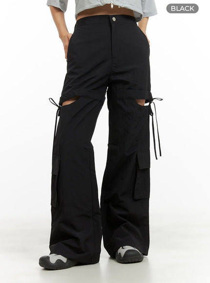 cargo-cutout-string-pants-cy423