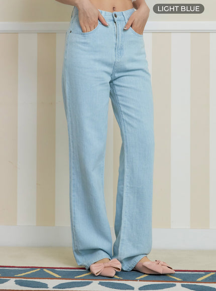 solid-straight-jeans-oy427