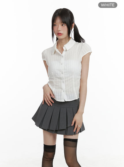 cotton-collared-buttoned-blouse-cl412