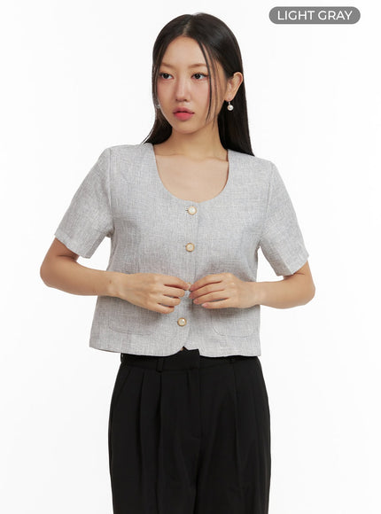 short-sleeve-buttoned-u-neck-jacket-ou407