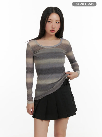 sheer-gradient-stripe-long-sleeve-cy403