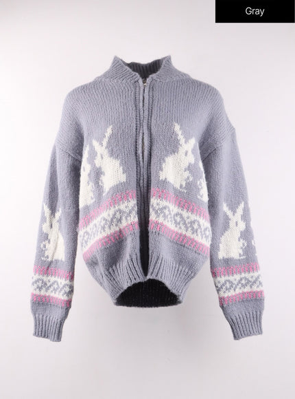 rabbit-zip-up-graphic-knit-sweater-of405