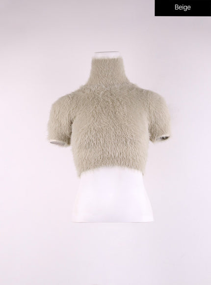 fuzzy-turtleneck-short-sleeve-sweater-cj429