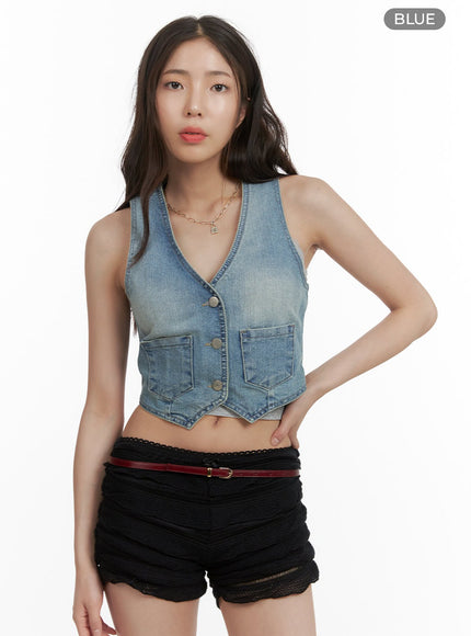 denim-v-neck-cropped-vest-cy416