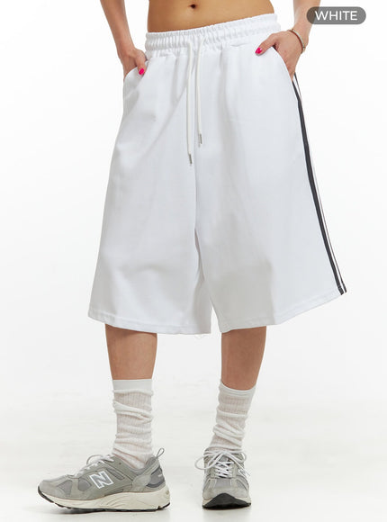 solid-jersey-shorts-unisex-iu419 / White