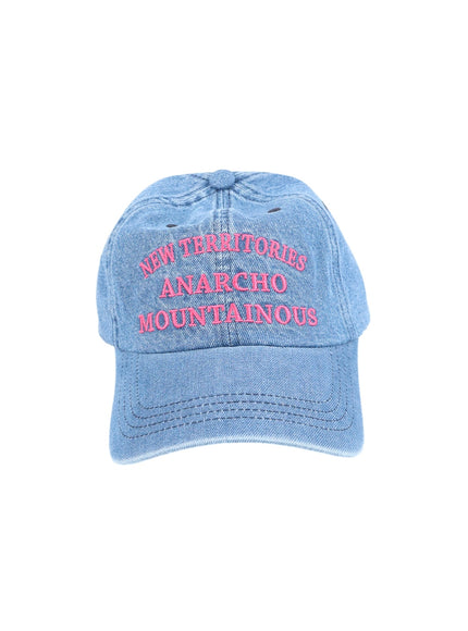 denim-lettering-embroidered-cap-oa405