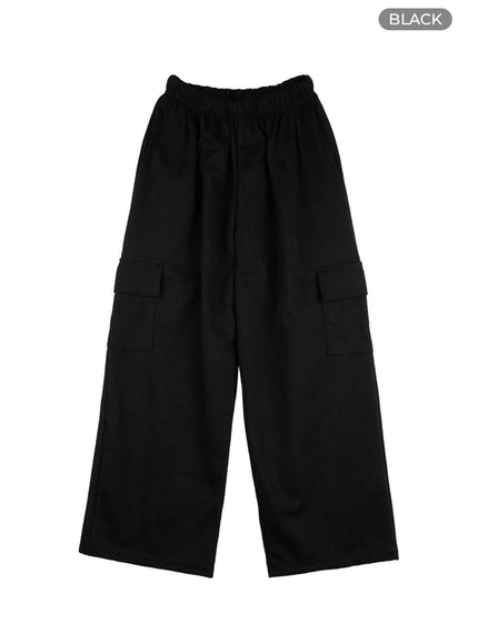 cargo-sweatpants-ol408 / Black