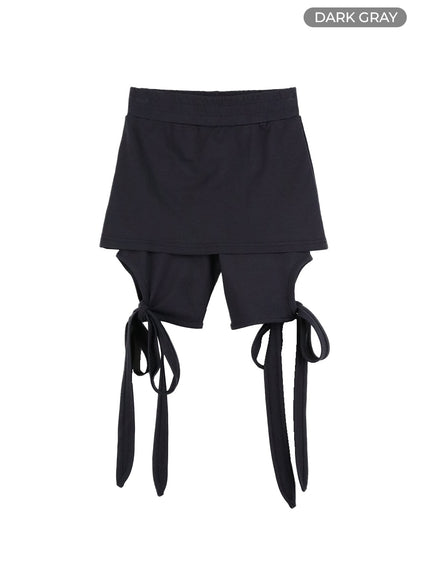 strap-skort-ca409 / Dark gray