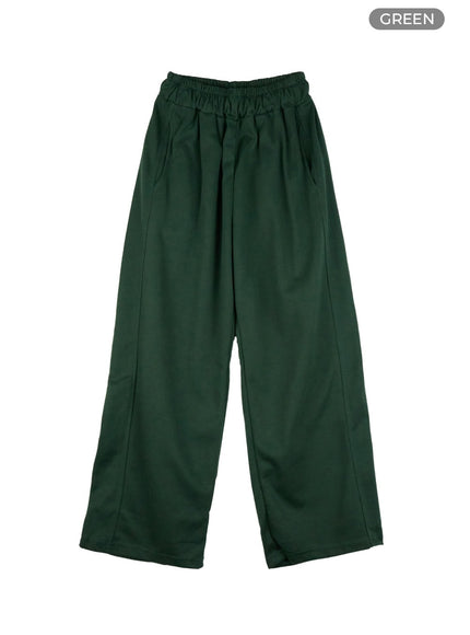 cozy-fit-banded-sweatpants-ol401 / Green