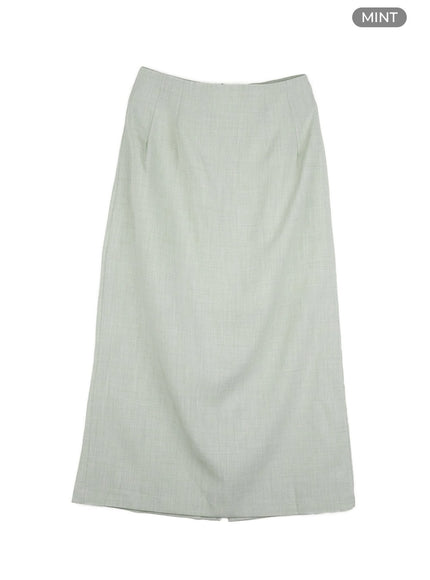 classic-maxi-skirt-ou413 / Mint